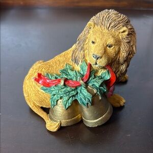 Nanco Christmas Animals 1989 Lion with box
